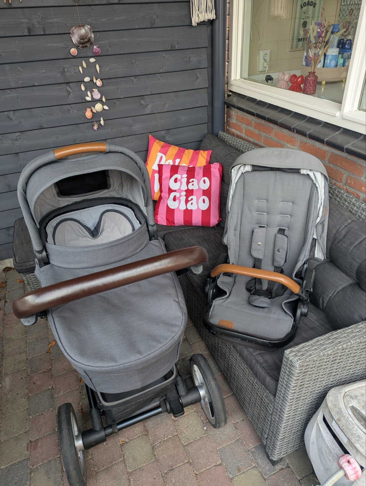 Mutsy Nio kinderwagen - rem defect, verder goede staat., Ophalen, Gebruikt, Combiwagen, Met reiswieg