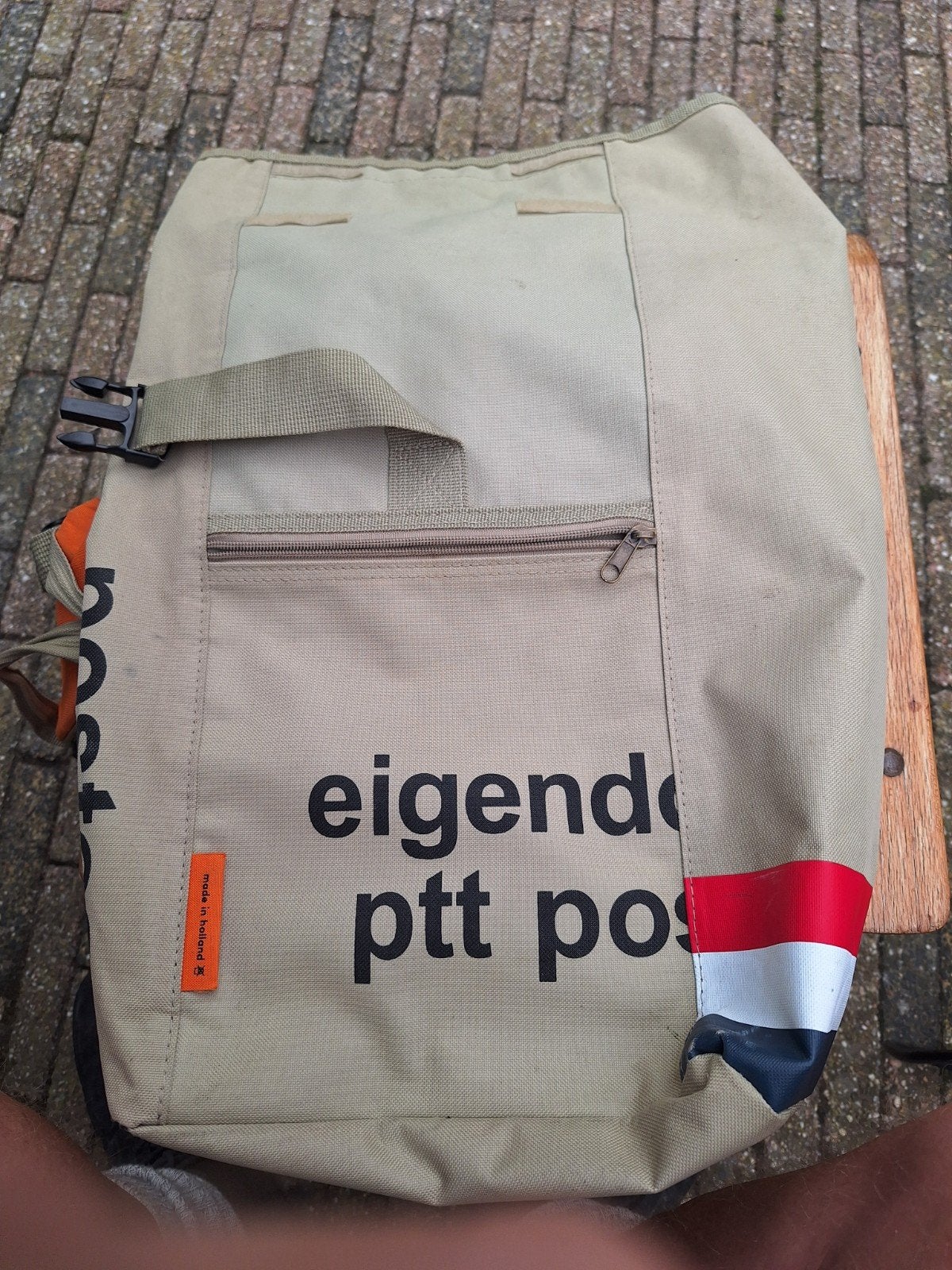 Canvas PostNL rugzak - Uniek en stevig, Sieraden, Tassen en Uiterlijk, Gebruikt, 25 tot 40 cm, Ophalen of Verzenden, Overige merken