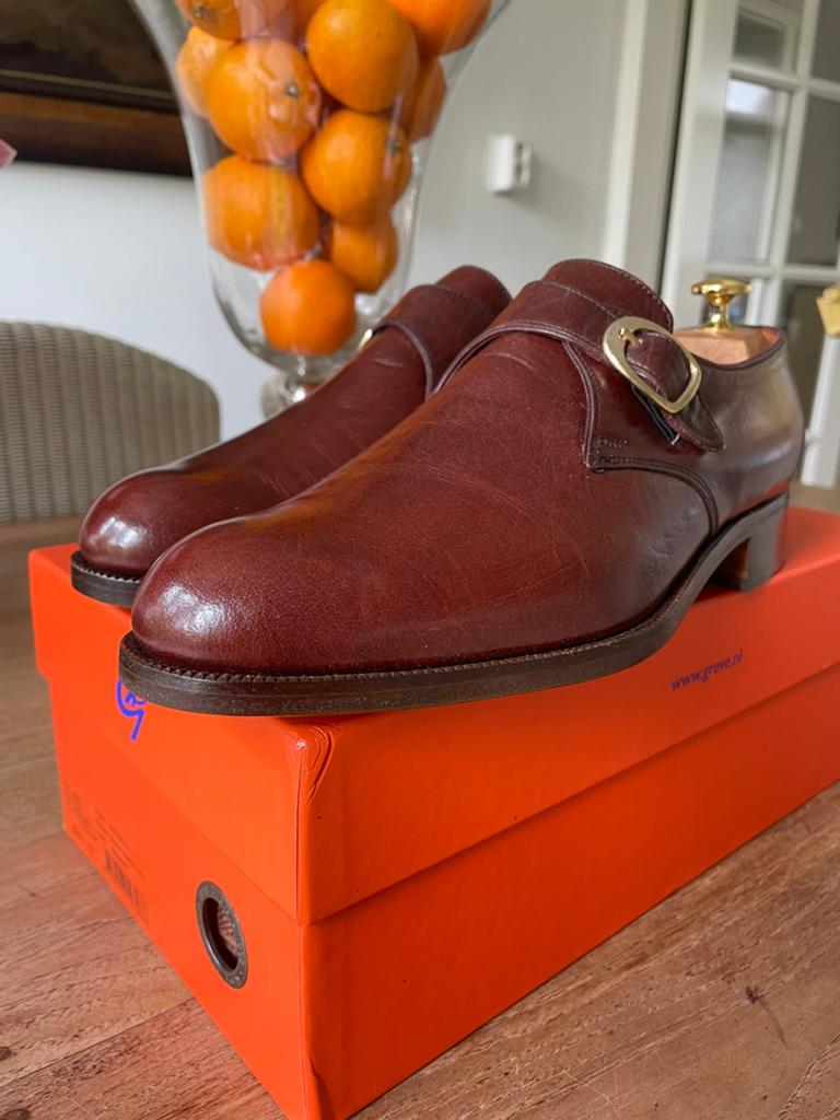 Opruiming: Bally singleMonks 9E(42/43, Ophalen of Verzenden, Nieuw, Bruin, Loafers