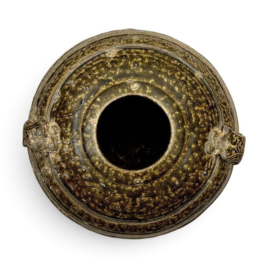 Tibetaanse Aardewerken Pot, Martevaan, Antiek en Kunst, Tibet, Overige typen, Ophalen of Verzenden, 29 cm