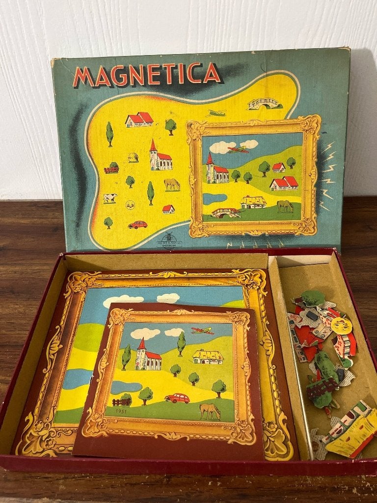 SPEL 1952, MAGNETICA VAN MULDER , KOMPLEET IN DOOS, Verzenden