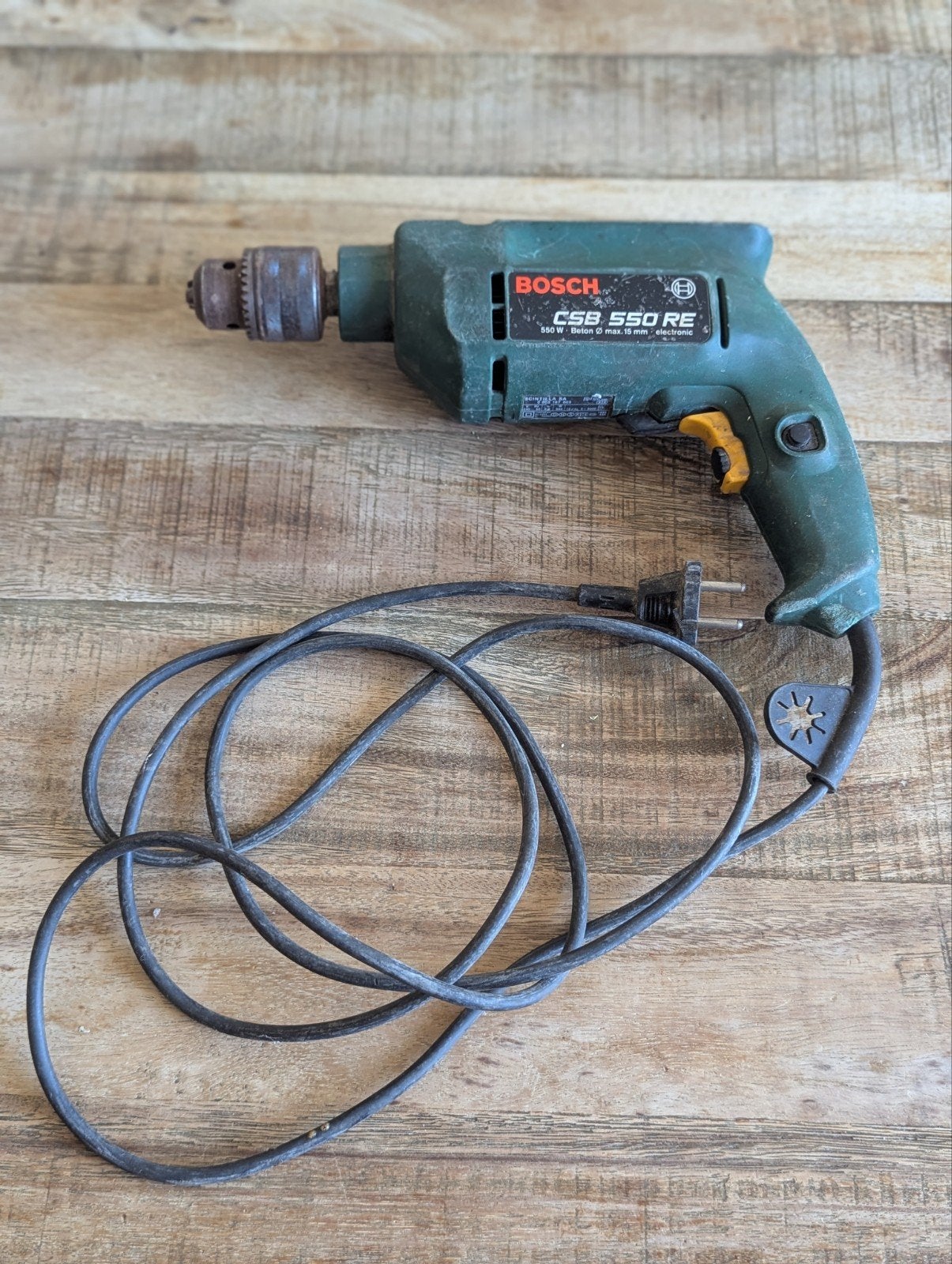 Bosch CSB 550 RE Boormachine -, Boormachine, Gebruikt, Ophalen of Verzenden, Variabele snelheid