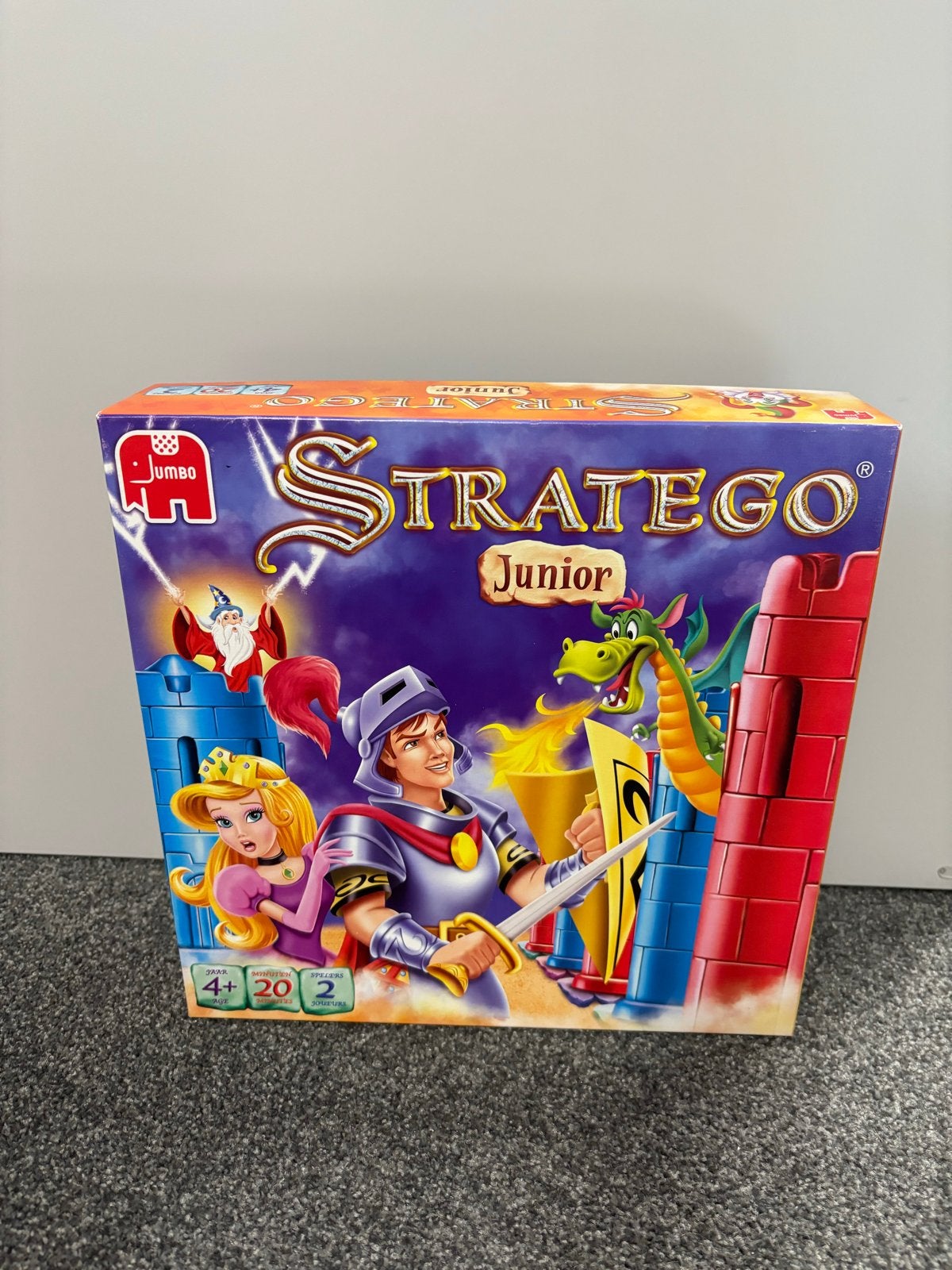 Stratego Junior Bordspel - Strategie voor Jonge Ridders, Een of twee spelers, Ophalen of Verzenden, Gebruikt