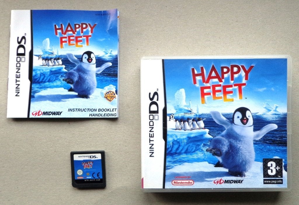 Happy Feet voor de Nintendo DS Compleet, Avontuur en Actie, 1 speler, Ophalen of Verzenden, Zo goed als nieuw