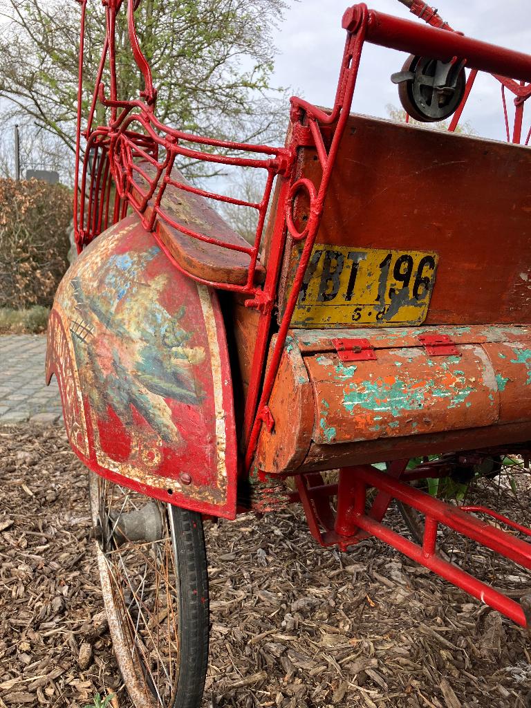 Volledig originele Riksja taxi fiets, Ophalen, Gebruikt, 2 kinderen