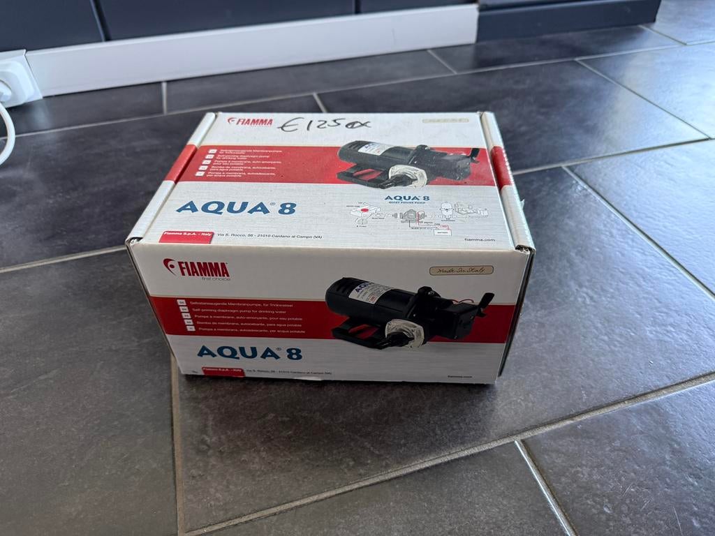 Fiamma aqua 8 hogedruk waterpomp nieuw in doos, Ophalen of Verzenden, Nieuw