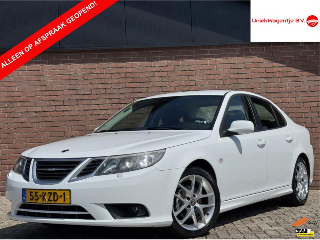 Saab 9-3 Sport Sedan 1.8T NORDEN | NL-AUTO! | TREKHAAK!, Voorwielaandrijving, Gebruikt, Zwart, 150 pk