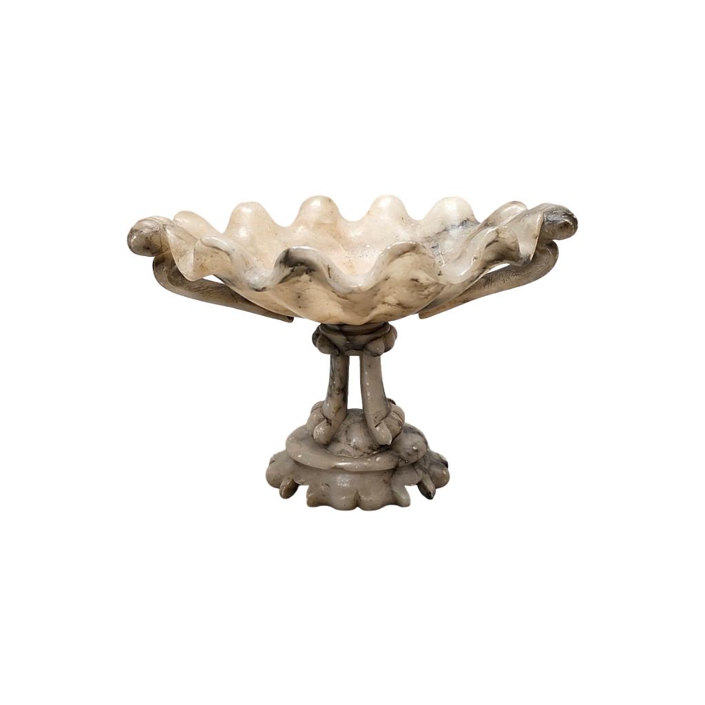 Antiek Italiaans albasten tazza, Antiek en Kunst, Ophalen of Verzenden