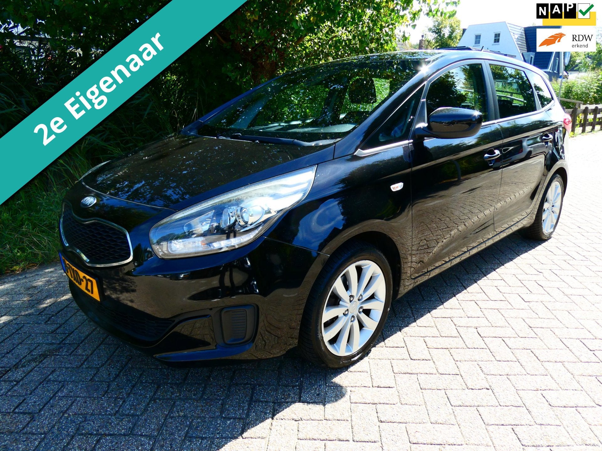 Kia Carens 1.6 GDi 135pk 7-Persoons 2e eig. Clima Cruise Nav, Auto's, Voorwielaandrijving, Euro 5, Gebruikt, 1591 cc