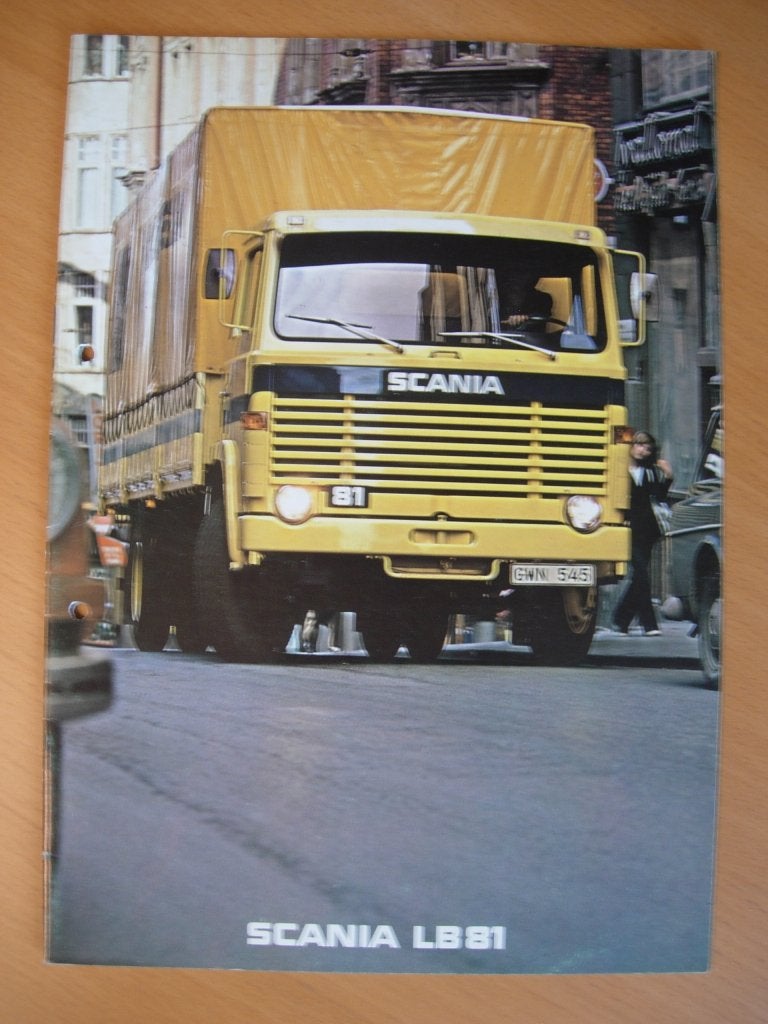 Scania LB 81 Brochure 1977 - LB81, Ophalen of Verzenden, Zo goed als nieuw, Overige merken, Scania