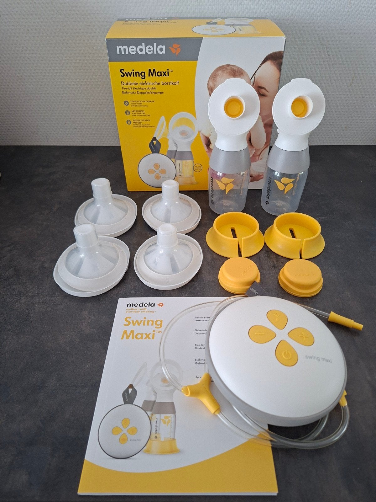 Medela Swing Maxi Dubbele Elektrische Borstkolf, Ophalen, Medela, Borstkolf, Gebruikt
