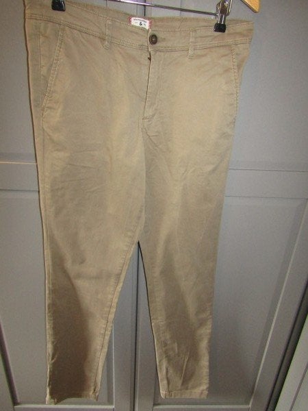 G587 Jack & Jones mt W31 L34 chino broek beige, Kleding | Heren, Overige kleuren, Verzenden, W32 (confectie 46) of kleiner, Zo goed als nieuw