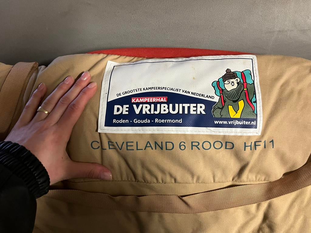 6 tot 8 persoons tent te koop, Caravans en Kamperen, Tenten, Ophalen, Gebruikt, Meer dan 6