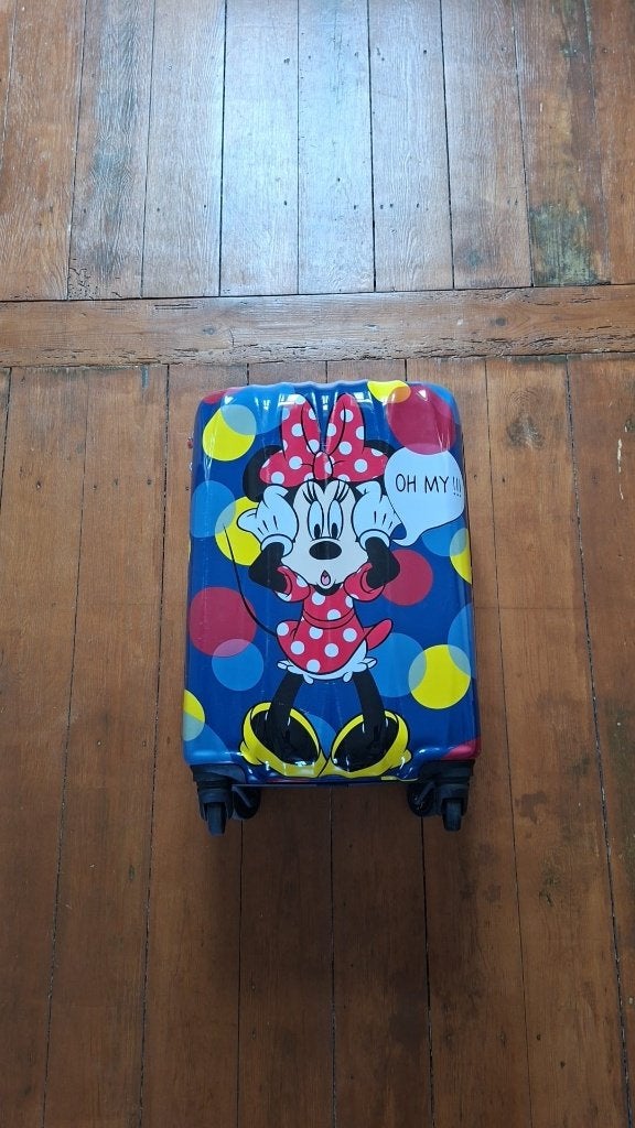 Disney koffer Minnie Mouse, Hard kunststof, Minder dan 50 cm, Zo goed als nieuw, Minder dan 35 cm