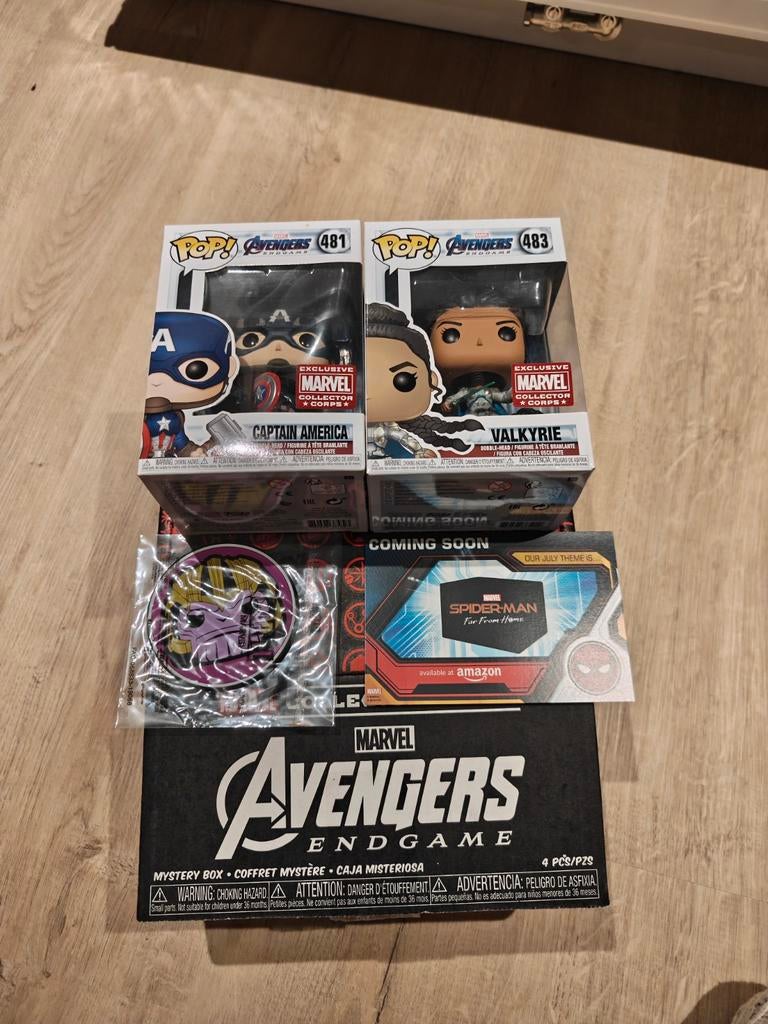 Funko Pop Avengers Endgame Collector Corp Box, Ophalen of Verzenden, Nieuw