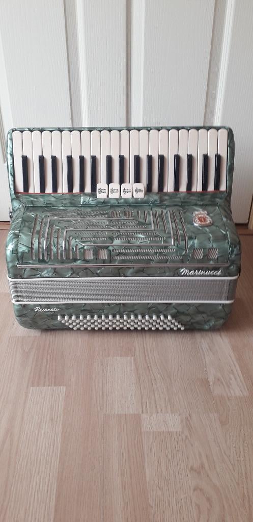 accordeon, Ophalen, Gebruikt, 80-bas, Met koffer
