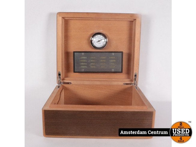 Handgemaakte Houten Sigaren humidor - Zeer Nette Staat