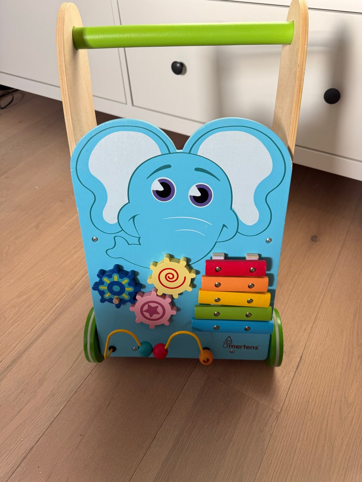 Houten loopwagen met activiteitenpaneel en xylofoon, Ophalen, Gebruikt, Overige typen, Met geluid
