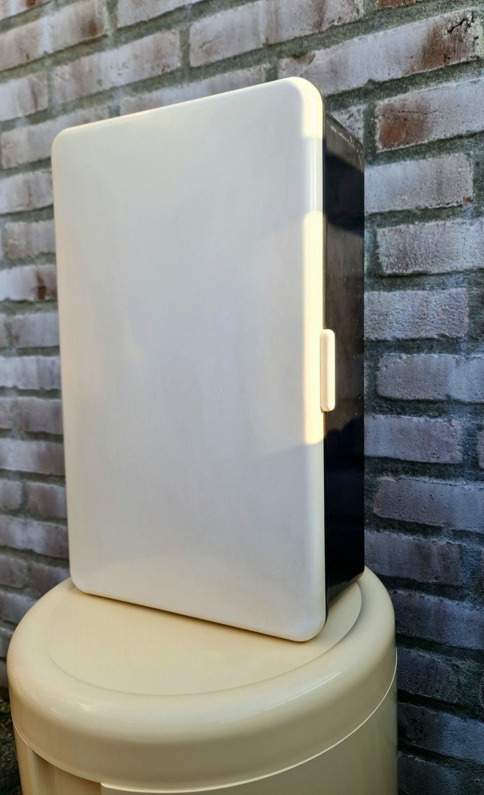 Vintage medicijn kast badkamer kast Space Age crème bruin, Ophalen