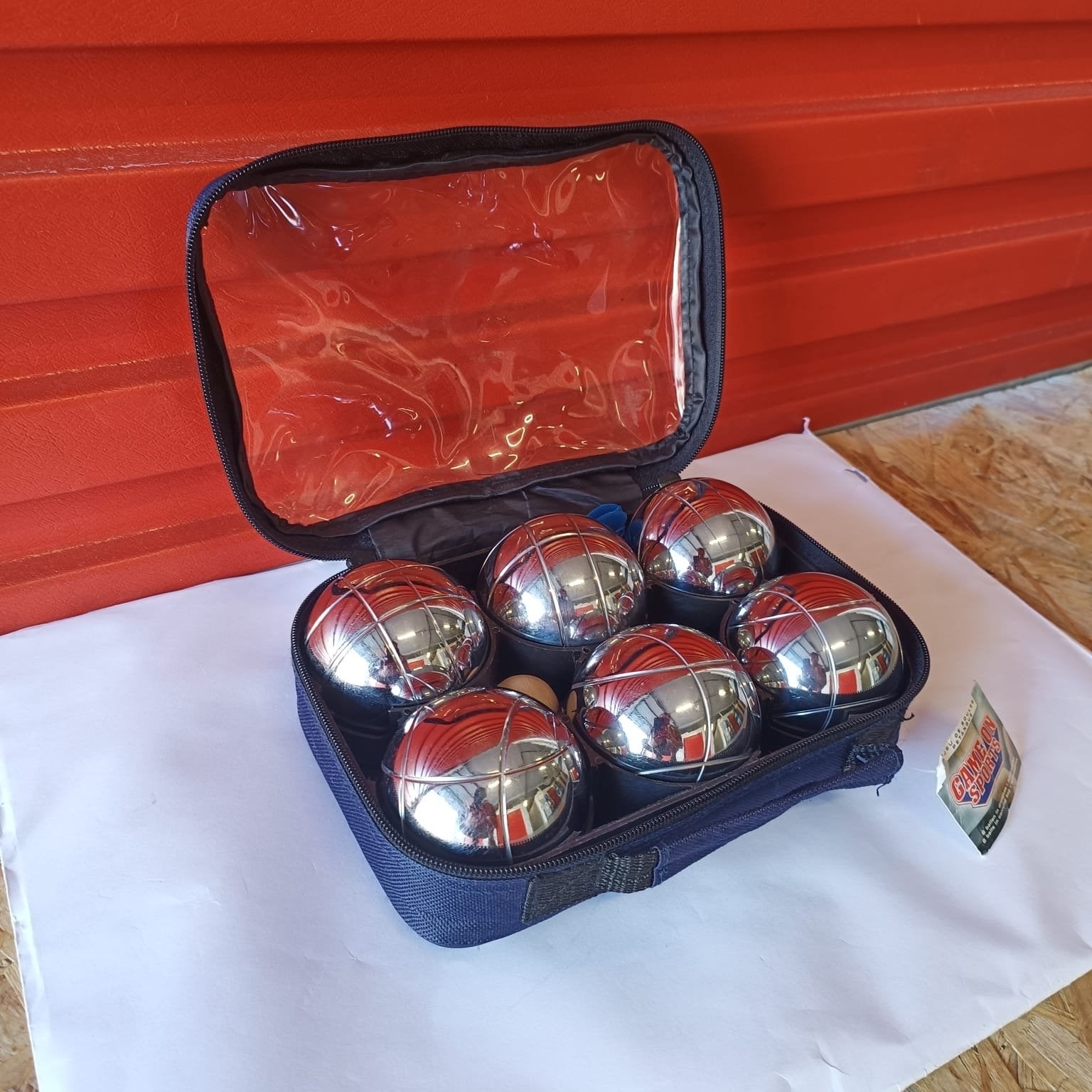 Petanque set - Jeu de Boules - 6 ballen in draagtas, Sport en Fitness, Ophalen of Verzenden, Zo goed als nieuw