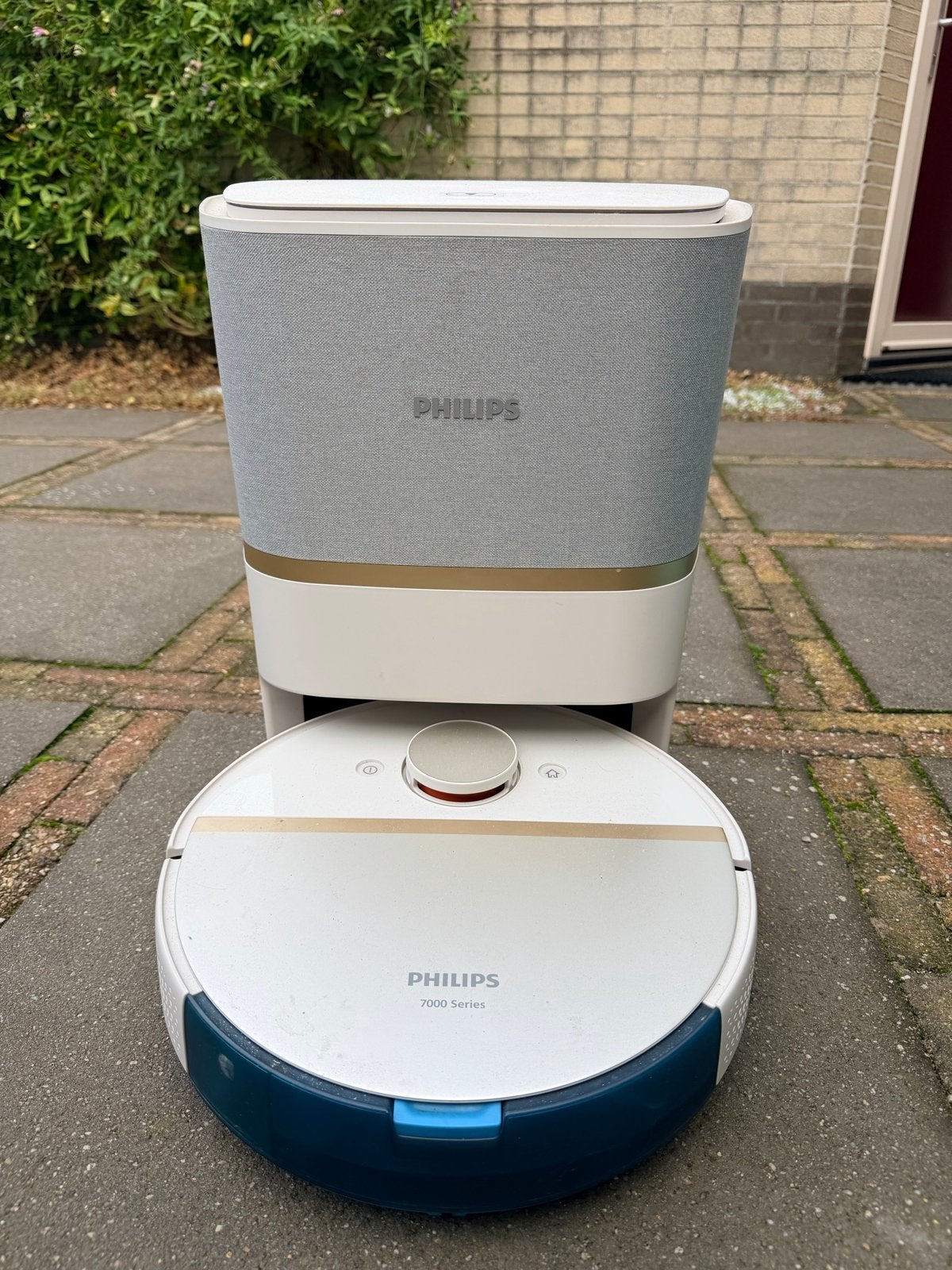 Philips 7000 Series Robotstofzuiger met Leegstation, Ophalen, Philips, Automatisch legen, Zo goed als nieuw