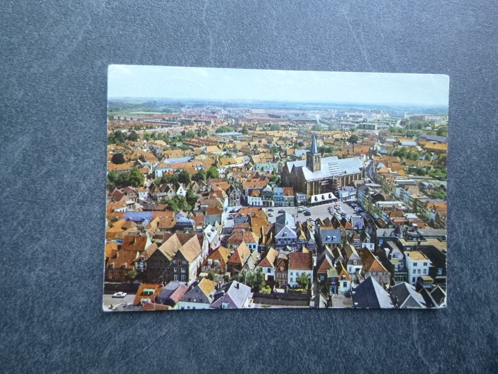 Amersfoort, panorama/luchtfoto 1974, Verzenden, 1960 tot 1980, Gelopen, Utrecht
