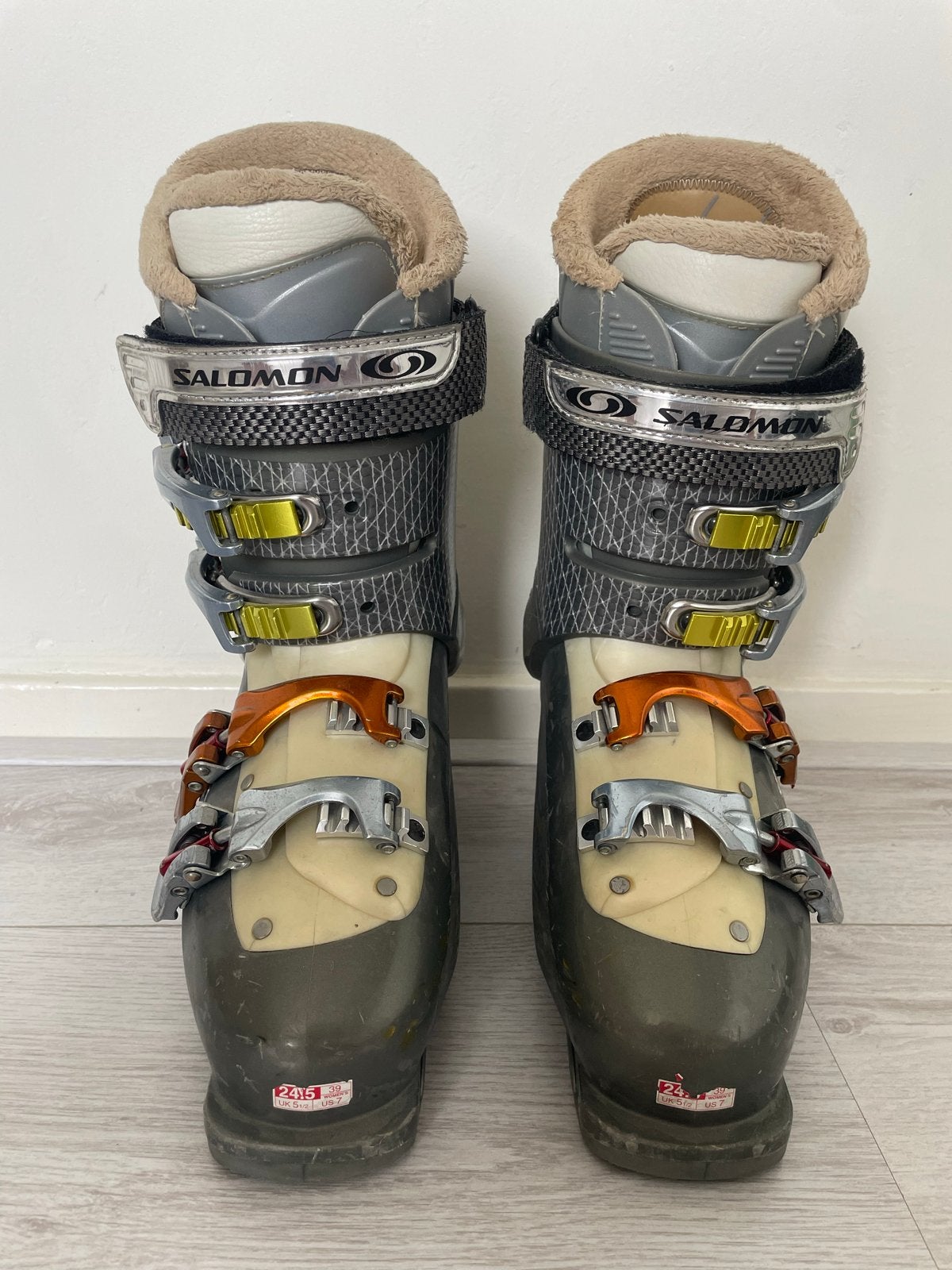 Salomon Custom Fit Performance skischoenen, Sport en Fitness, Skiën en Langlaufen, Gebruikt, Schoenen, Skiën, Salomon