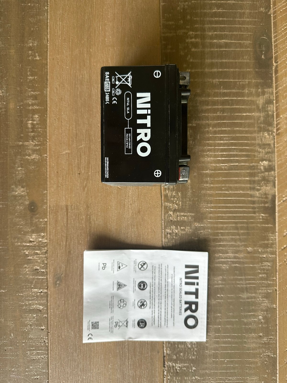 Nieuwe Nitro accu NT4L-BS voor motorfiets/scooter, Ophalen of Verzenden, Nieuw