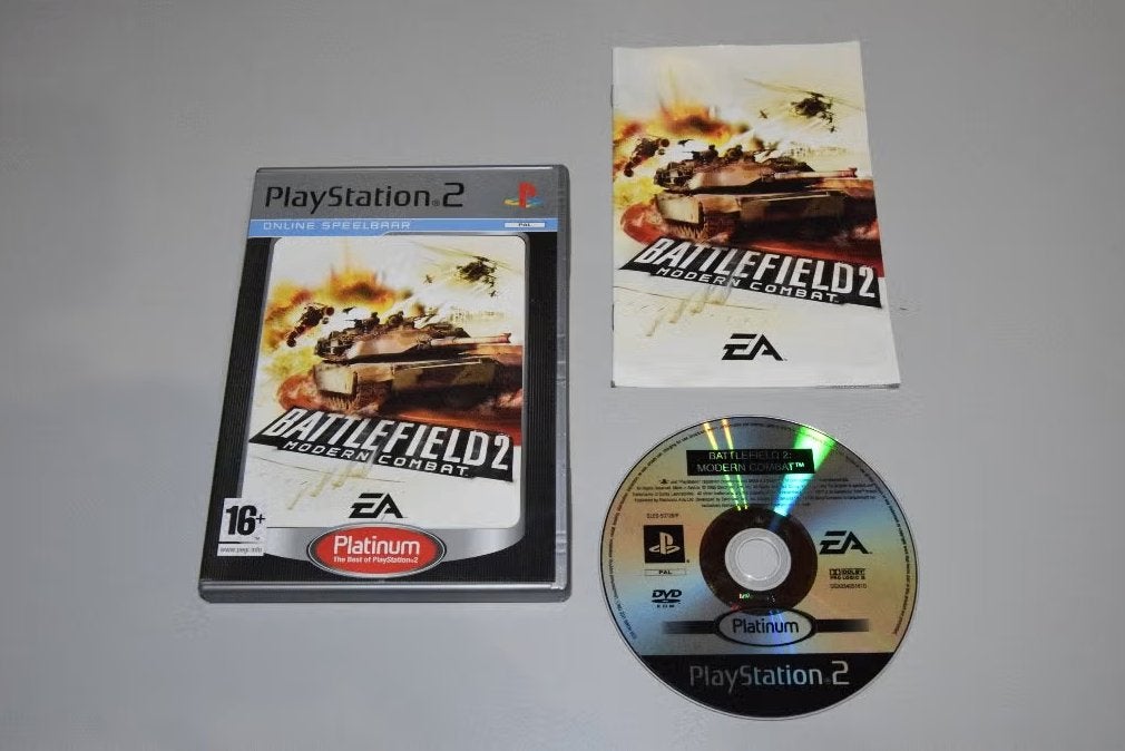 Playstation 2 (PS2): Battlefield 2 - Modern Combat [Platinum, Gebruikt, Shooter, 1 speler, Ophalen of Verzenden