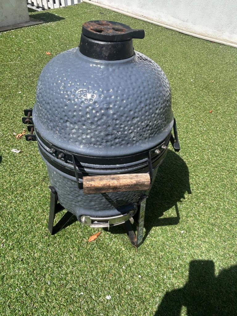 Berghoff Keramische BBQ 33cm, Tuin en Terras, Houtskoolbarbecues, Ophalen of Verzenden, Gebruikt