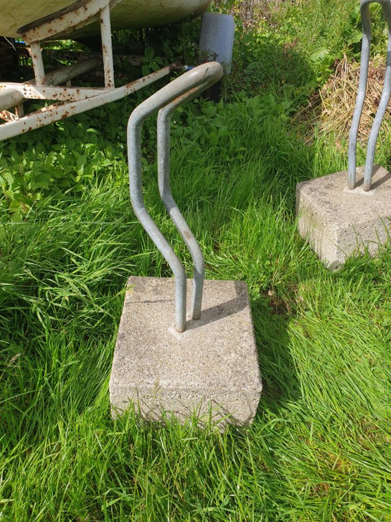 Fietsrek fietsbeugel 3x teab, Ophalen, Gebruikt