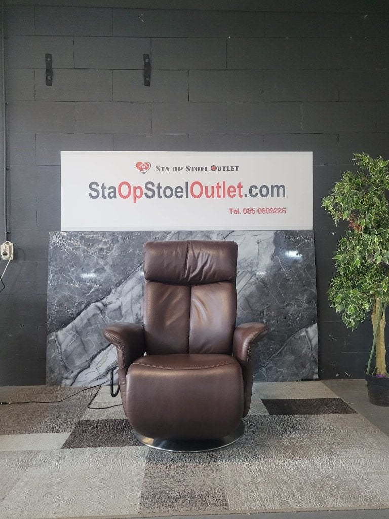 Staopstoel Meubelzorg Subliem Bruin Leder
