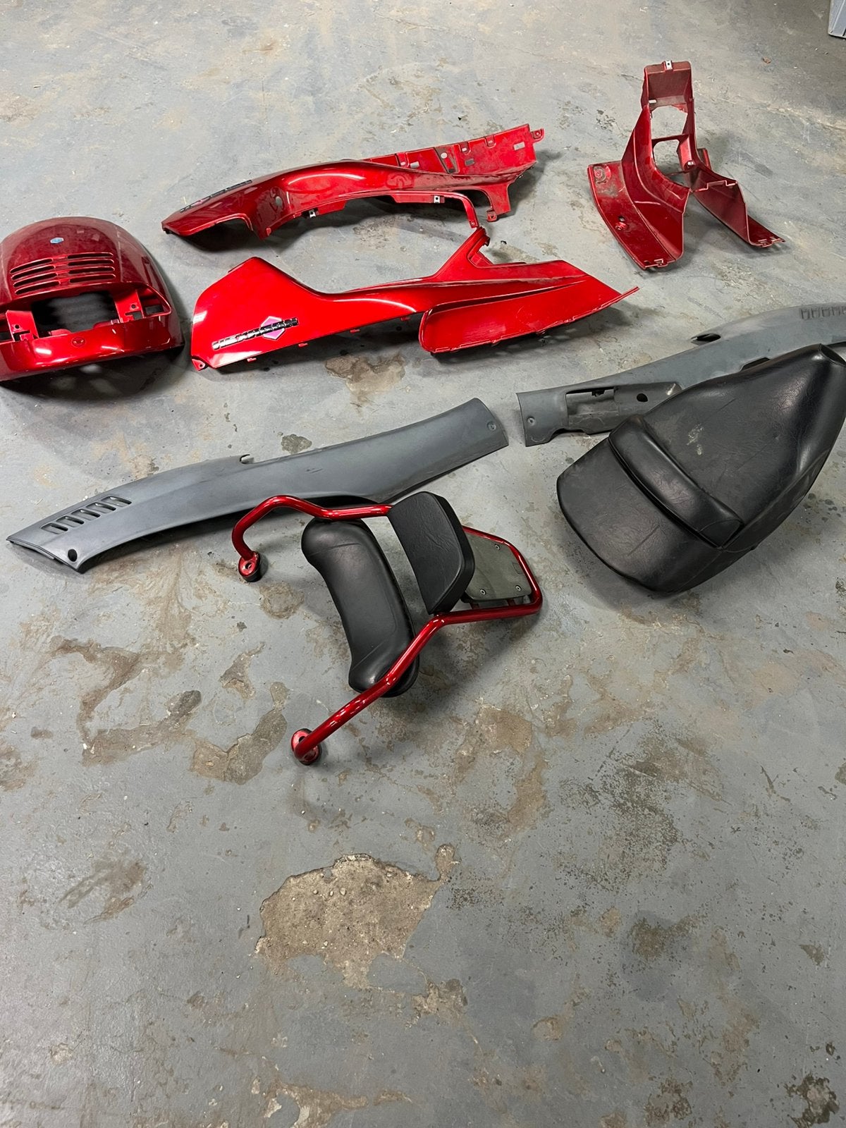 Complete kappenset piaggio hexagon 1994-1998, Ophalen, Gebruikt, Kap, Piaggio