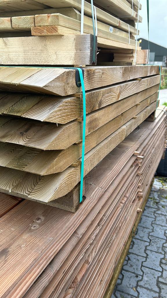 Geimpregneerd paal 50x50 mm gepunt, Palen, Nieuw, Ophalen of Verzenden, Hardhout