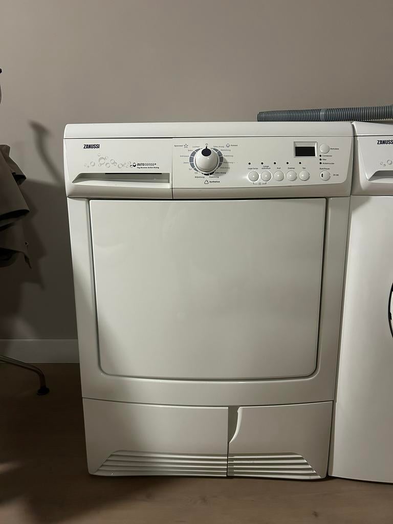 Zanussi Washing Machine + Dryer Set – Fully Working, Witgoed en Apparatuur, Wasmachines, Zo goed als nieuw, Voorlader, 6 tot 8 kg