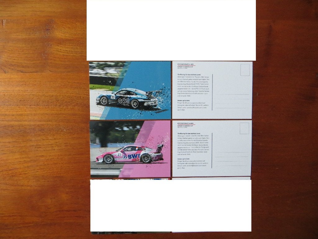Porsche Cup kaarten, Ophalen of Verzenden, Nieuw, Porsche