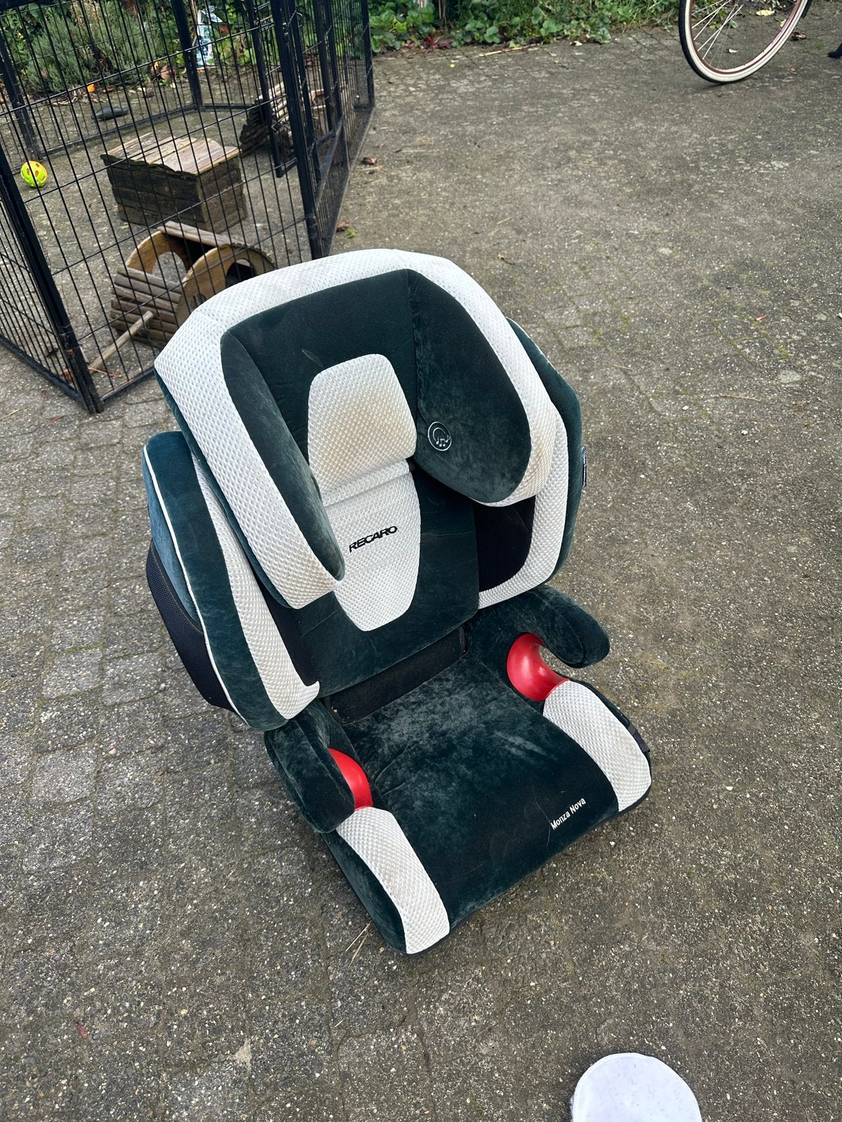 Recaro Monza Nova autostoel - Groen/Grijs, 15 t/m 36 kg, Verstelbare rugleuning, Ophalen, Overige merken
