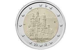 Duitsland - 2 euro 2012 - Neuschwanstein F ( Stuttgart ), Postzegels en Munten, Munten | Europa | Euromunten, Verzenden, Duitsland