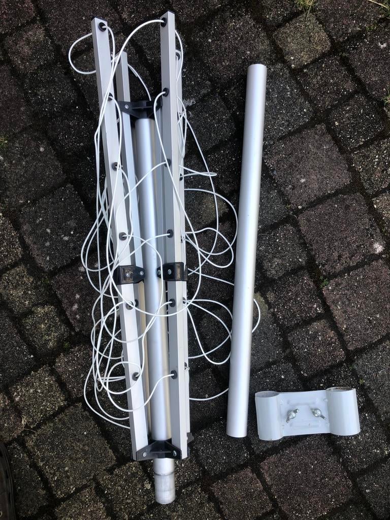 Droogmolen voor op neuswiel van caravan, Caravans en Kamperen, Caravan accessoires, Verzenden, Gebruikt