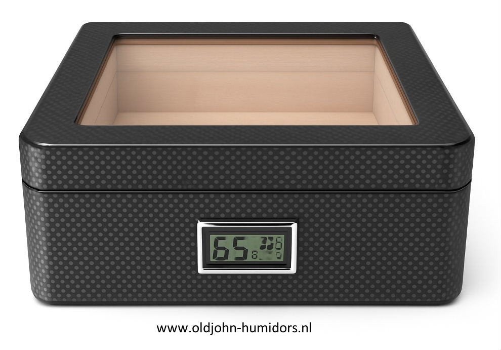 HUMIDOR DOORZICHT GLAS - TRANSPARANT LUXE TOPSEGMENT hdmb, Verzamelen, Ophalen of Verzenden, Nieuw, Tabaksdoos of Verpakking