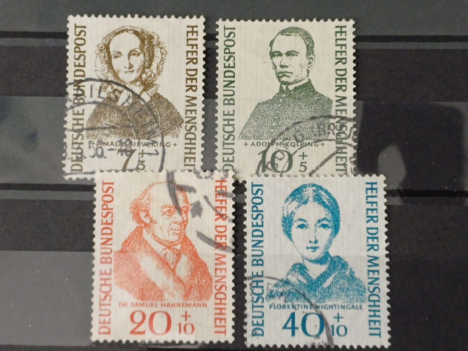 BRD 222-225 gestempeld, Ophalen of Verzenden, BRD, Gestempeld