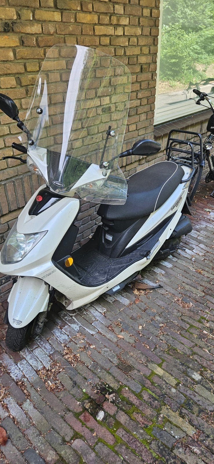 Kymco Agility Scooter - Wit, Goede Staat, Fietsen en Brommers, Ophalen, Benzine, Agility