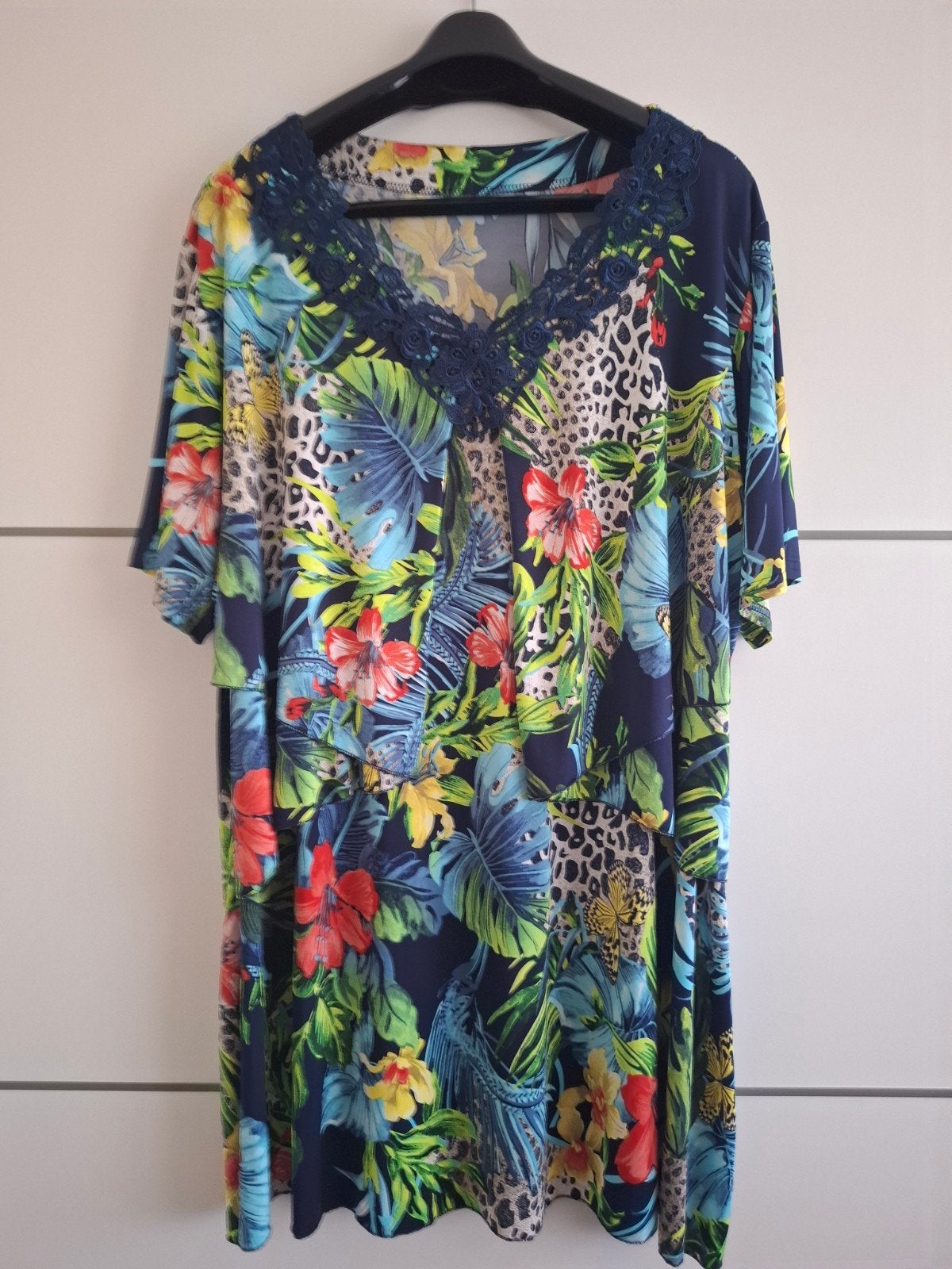 Setje van jurk en jasje van Magna, Kleding | Dames, Grote Maten, Meerkleurig, Jurk, Ophalen of Verzenden, Magna