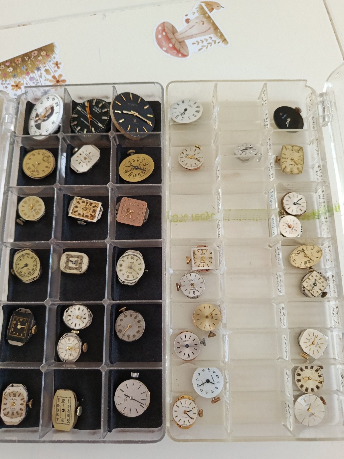 37 Zwitserse horloges, allemaal lopend, Overige merken, Overige materialen, Met bandje, Polshorloge
