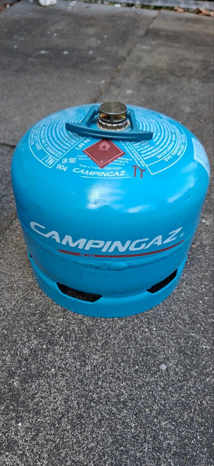 Lege Campingaz gasfles 904, Caravans en Kamperen, Kampeeraccessoires, Ophalen