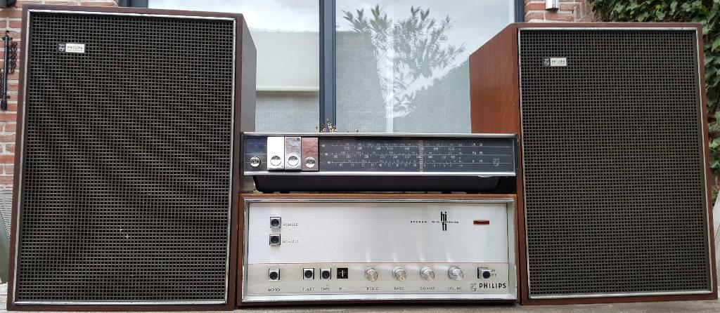 PHILIPS Vintage stereo installatie 1969/1970, Ophalen, Gebruikt, Philips