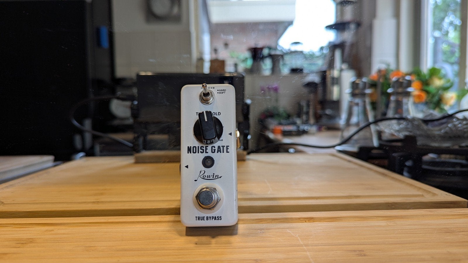 Rowin Noise Gate Gitaar Pedaal - True Bypass, Muziek en Instrumenten, Effecten, Ophalen of Verzenden, Zo goed als nieuw, Overige typen