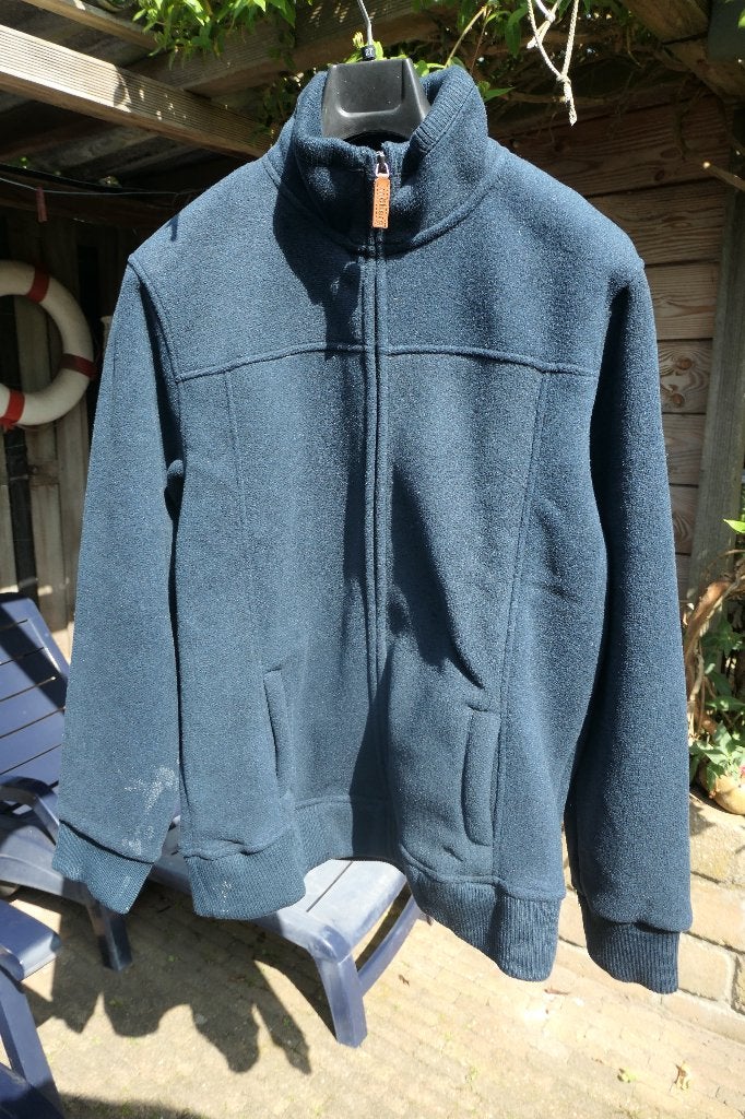 Vest, Ophalen of Verzenden, Zo goed als nieuw, Maat 46/48 (XL) of groter, Blauw