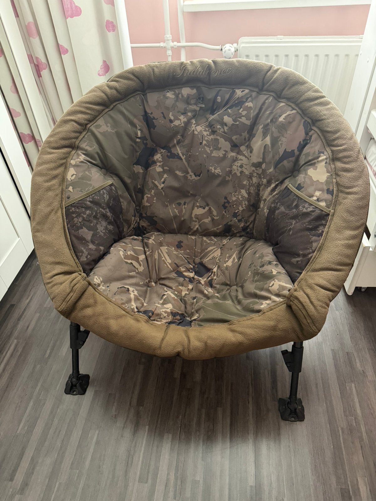 Nash Indulgence Moon Chair Deluxe, Watersport en Boten, Hengelsport | Karpervissen, Ophalen, Zo goed als nieuw, Overige typen