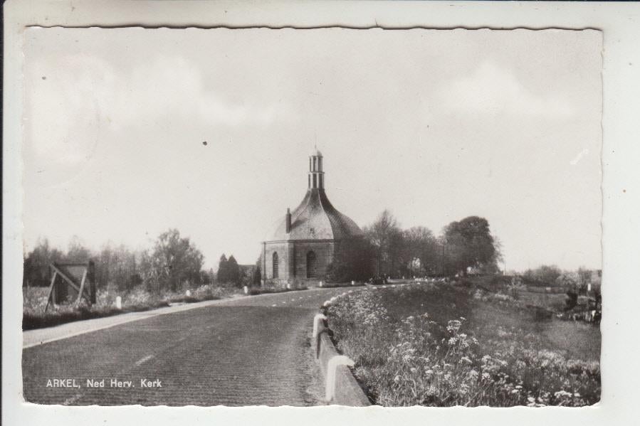 Arkel - Gorinchem, Ned. Herv. Kerk, Ophalen of Verzenden, 1960 tot 1980, Gelopen, Zuid-Holland